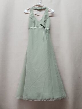 Avalon Sage Green Halter Maxi Dress